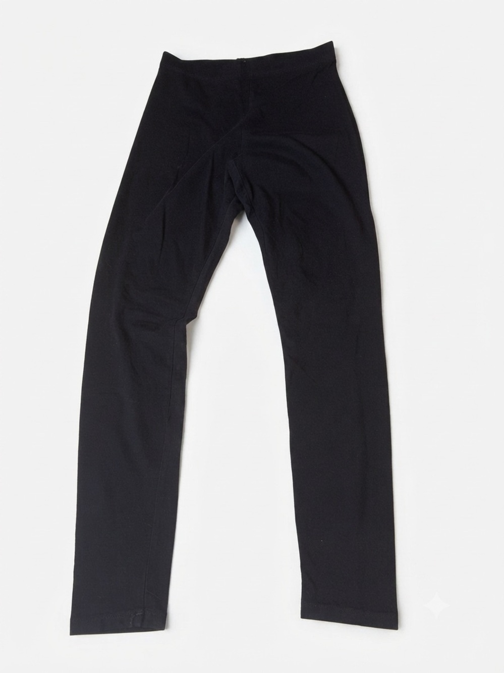 H&M Divided Black Basic Cotton Blend Leggings Size Medium